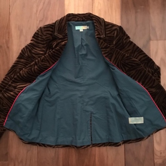 Boden velvet Tiger blazer EUC - Picture 7 of 8